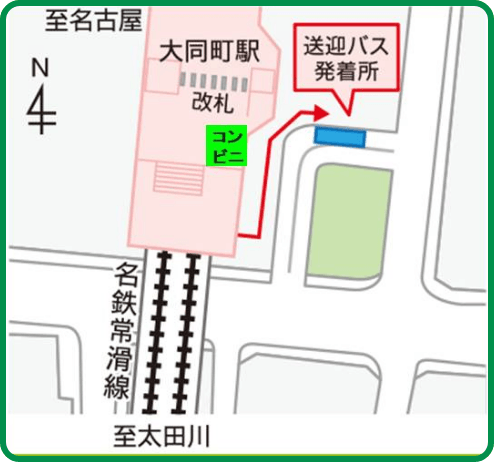 公共交通機関の図